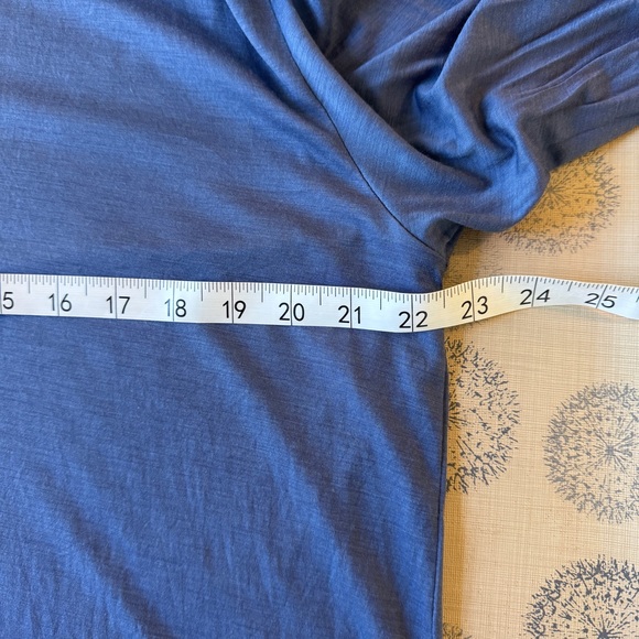 Woolx Ashlie Lounge Long Sleeve Top Merino Wool Blue Size Large - Picture 8 of 9